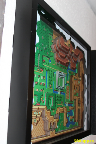Illustration for article titled The Legend Of Zelda: A Link To The Past 3D Papercraft Map